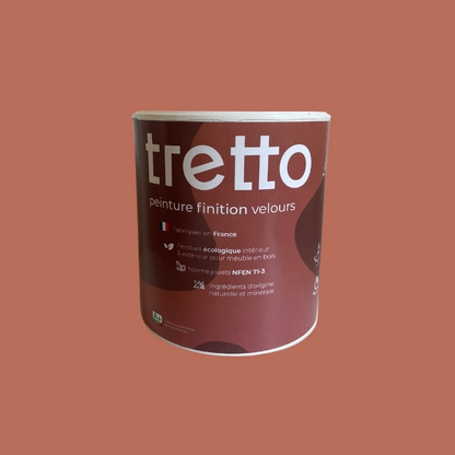 terracotta - peinture tretto pour meubles interieurs & extérieurs (Norme Jouet)
